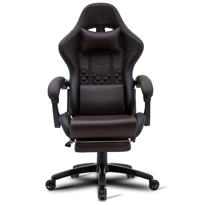 MC-6640B Chaise de jeu ergonomique réglable avec repose-pieds rétractable