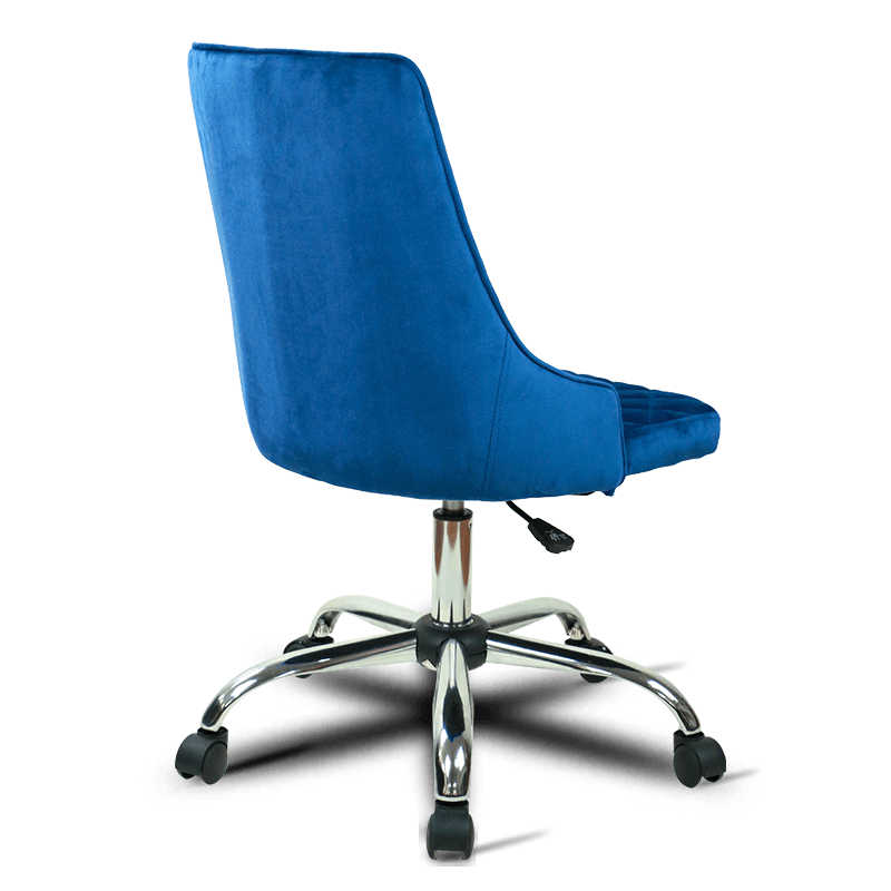 MC-MC-2111 Chaise de bureau à domicile rembourrée en velours Lingge