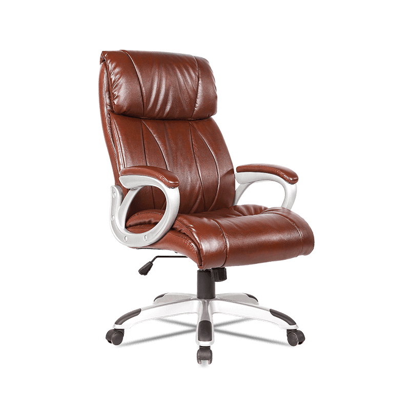 MC-7108 Chaise de bureau en cuir PU + PVC avec accoudoirs Support lombaire