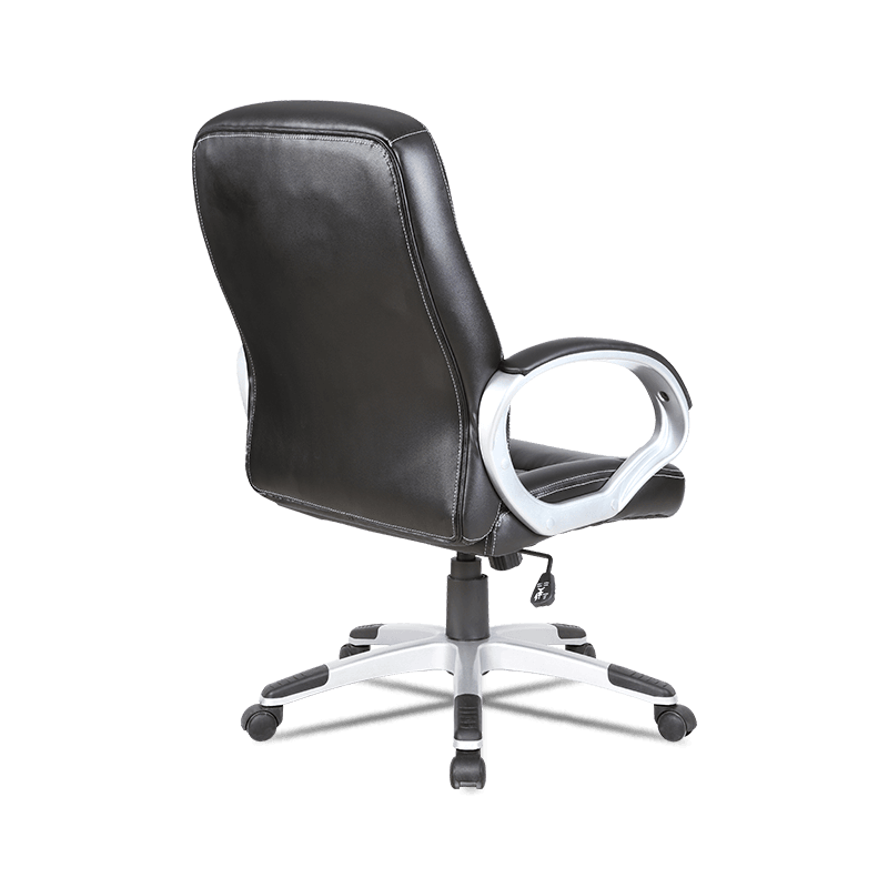 MC-7110 Chaise de bureau exécutive à dossier mi-hauteur matelassée pour la maison, la réunion et le bureau